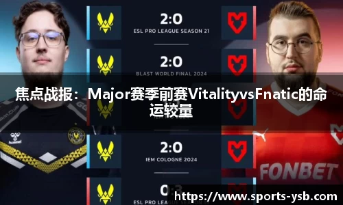 焦点战报：Major赛季前赛VitalityvsFnatic的命运较量